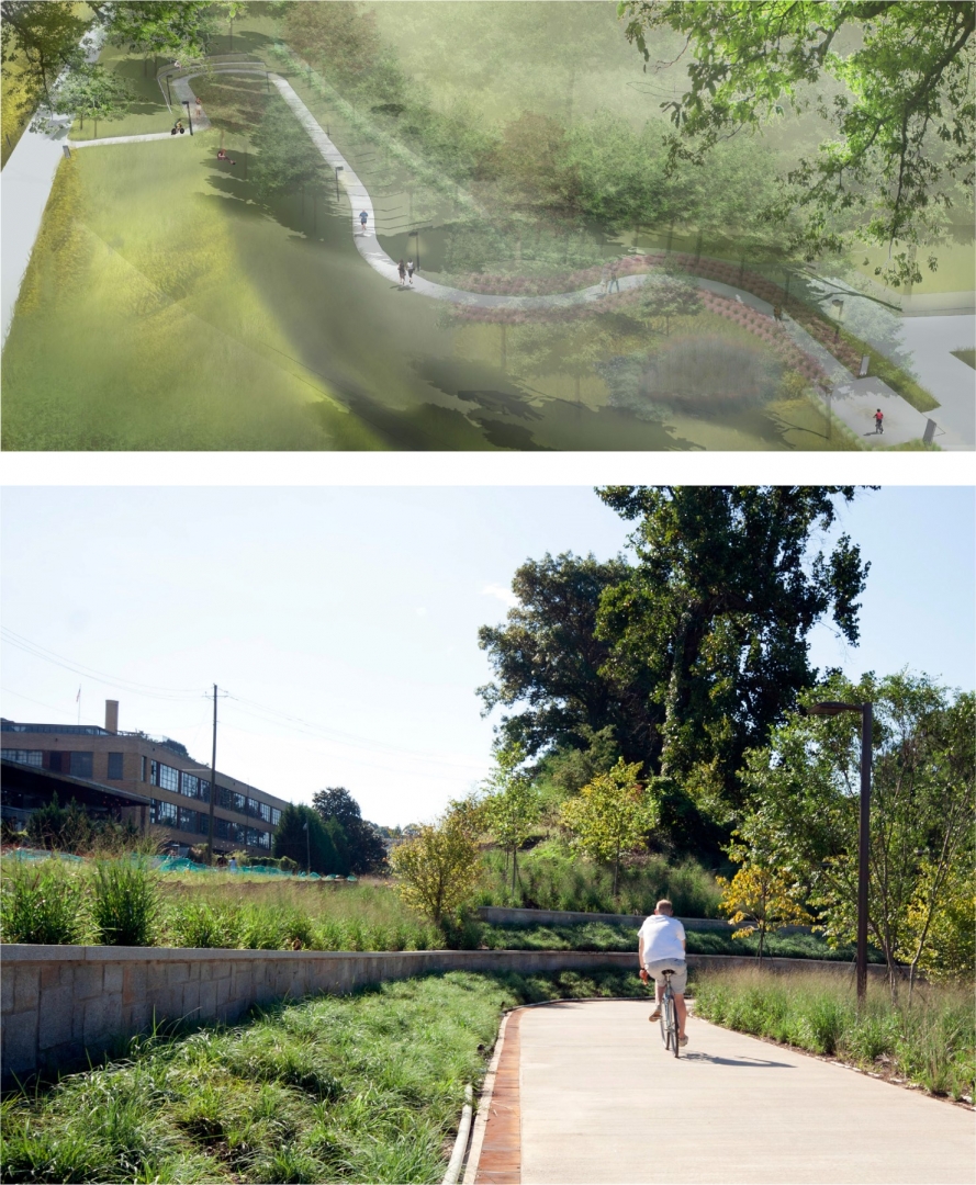 Atlanta BeltLine Historic Fourth Ward Park / Eastside Trail Gateway