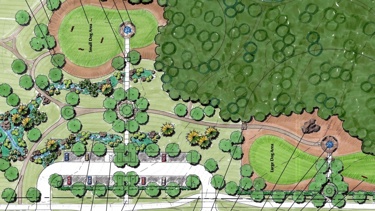 Rogers Bridge Dog Park and Rain Garden