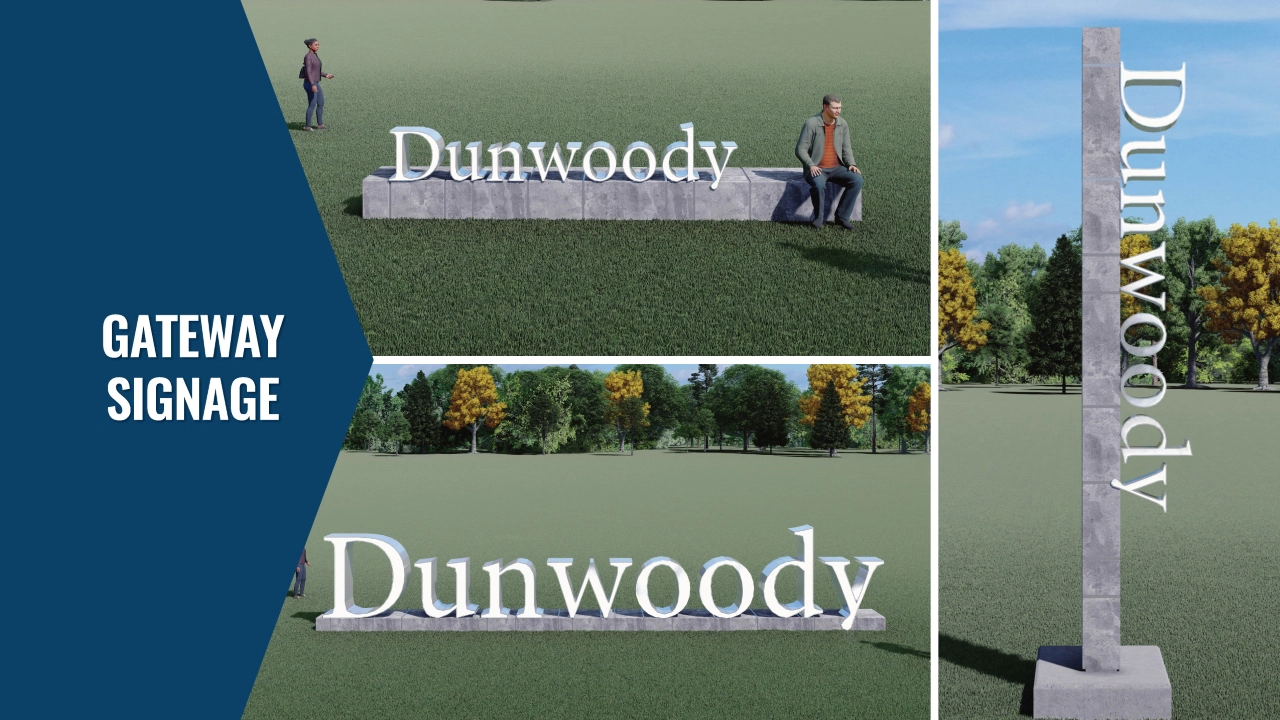 Dunwoody Wayfinding and Gateway Signage