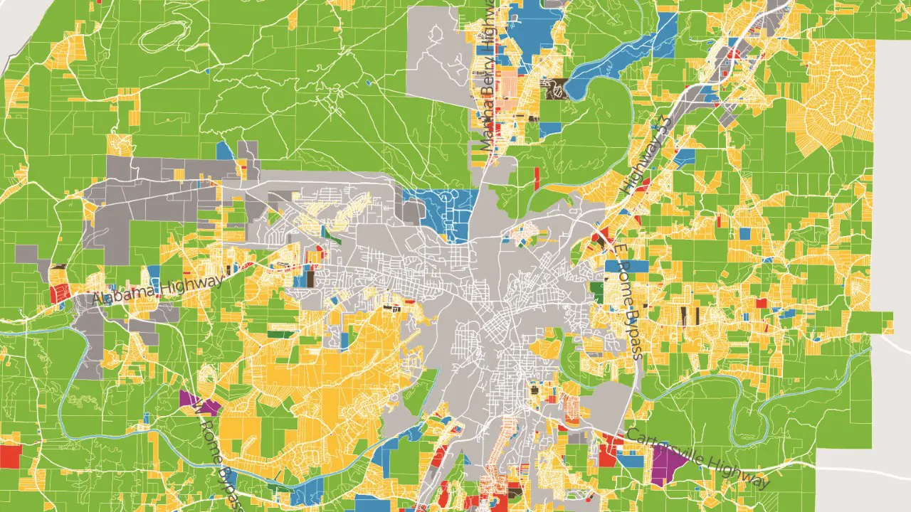 Rome Floyd Gis Maps Tsw - Rome-Floyd/Cave Springs Comprehensive Plan