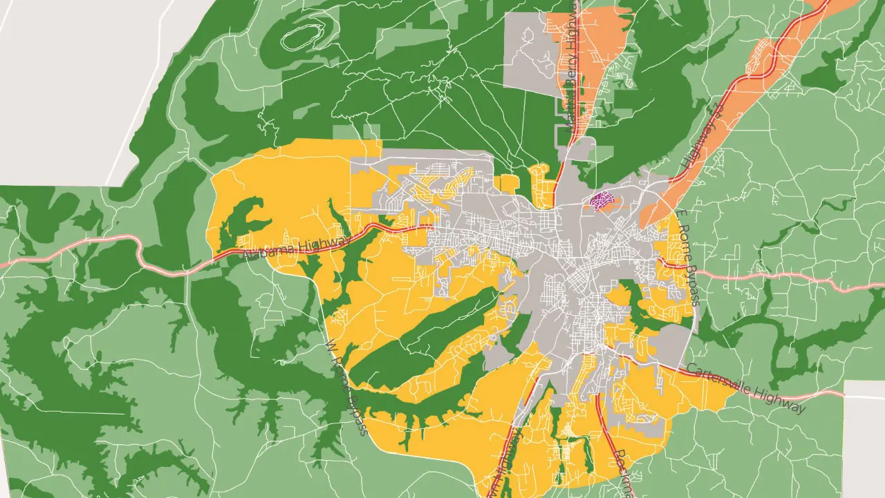 Rome Floyd County Gis Tsw - Rome-Floyd/Cave Springs Comprehensive Plan