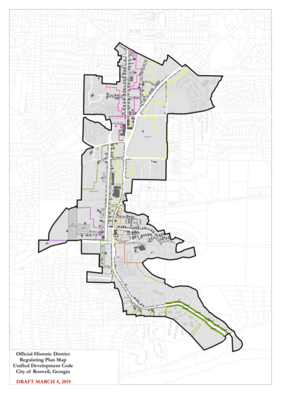 Roswell Historic District Master Plan