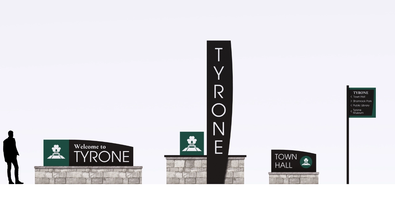 Town of Tyrone Downtown Signage & Wayfinding